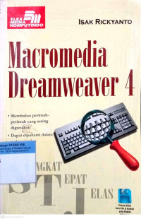 Image of singkat tepat jelas macromedia dreamweaver 4